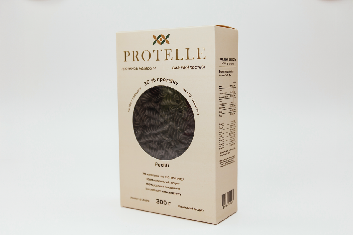 Макарони з високим вмістом бiлка “PROTELLE”
