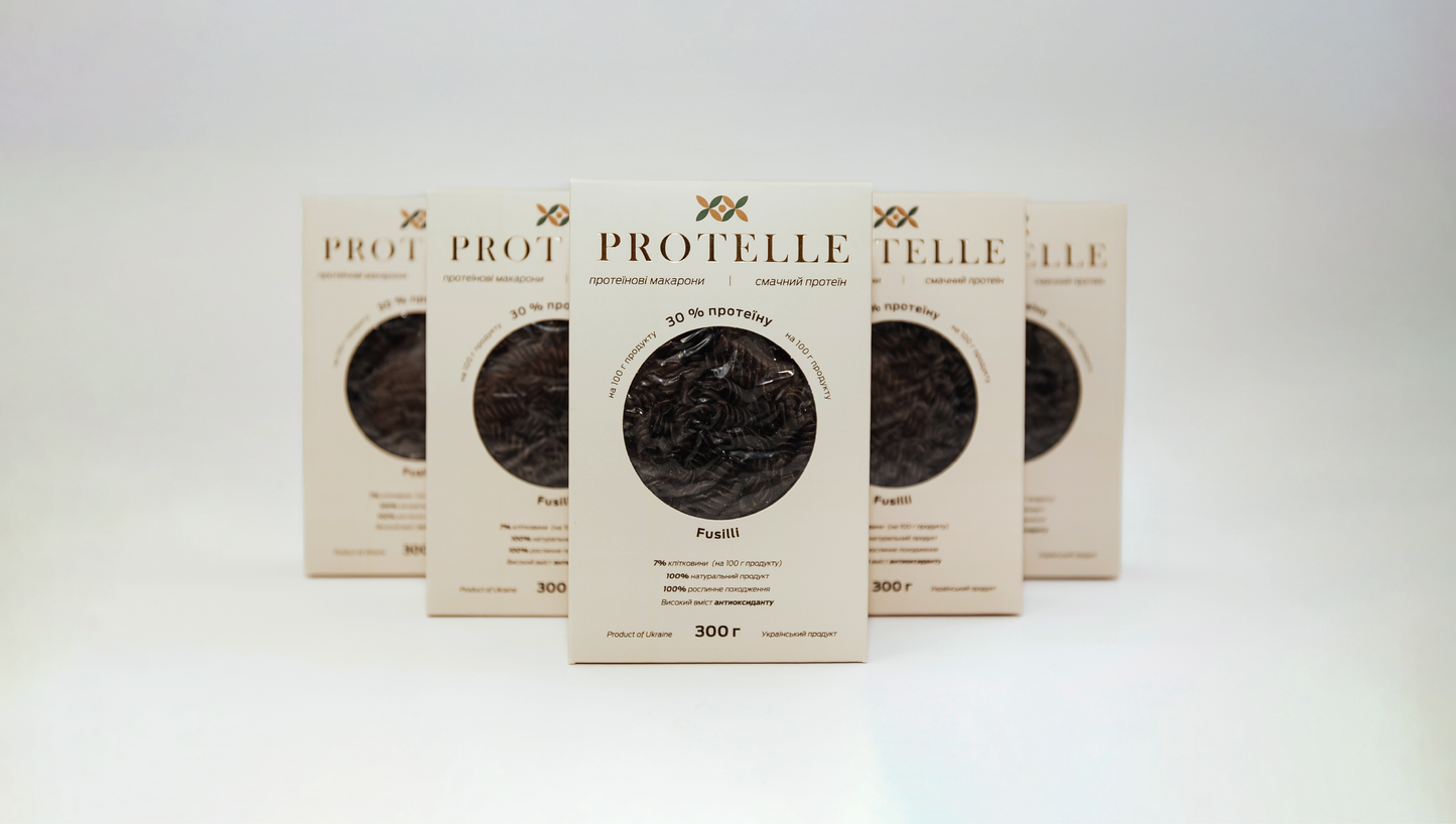 Макарони з високим вмістом бiлка “PROTELLE”